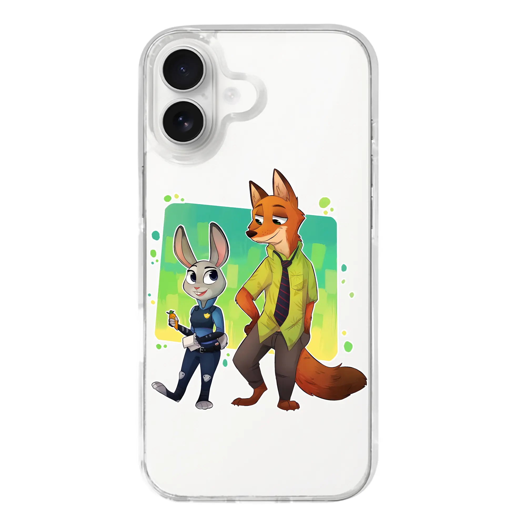 ズートピア グッズ,ジュディ・ホップス - iPhone 17シリーズ 透明スマホケース – 薄型・耐衝撃・精密フィット保護カバー